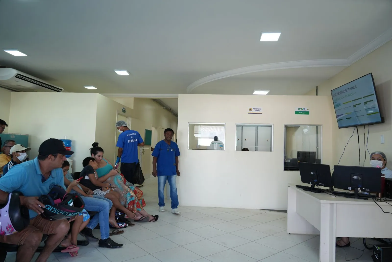 PRÉDIO EM OBRAS - UPA Leste provisória já atende a comunidade na capital

